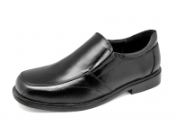 Men Loafers MS-06 Black Nappa